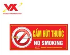 Bảng cấm hút thuốc - PCCC Vạn Xuân - Công Ty TNHH Phòng Cháy Chữa Cháy Vạn Xuân